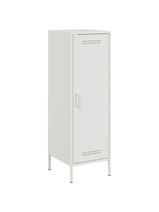 Skříň highboard bílá 36 x 39 x 113 cm ocel