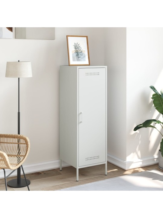 Skříň highboard bílá 36 x 39 x 113 cm ocel