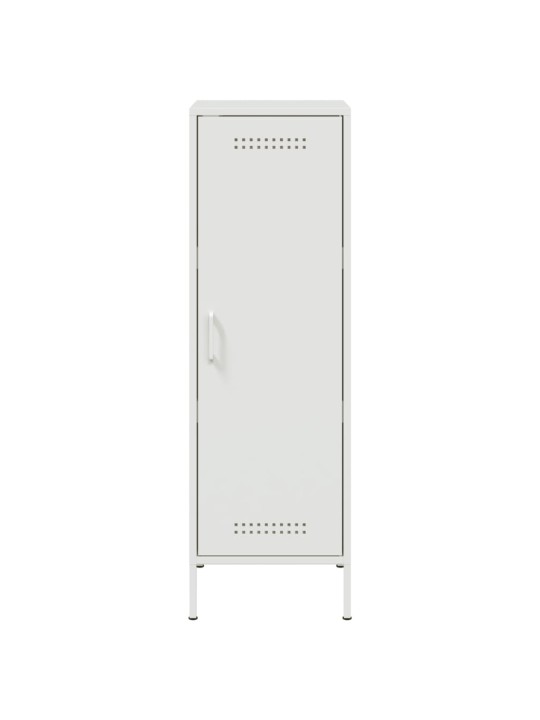 Skříň highboard bílá 36 x 39 x 113 cm ocel