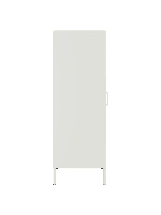 Skříň highboard bílá 36 x 39 x 113 cm ocel