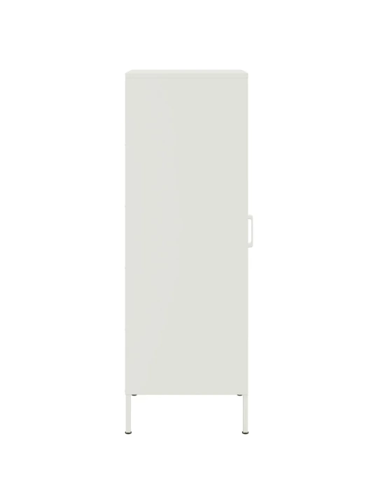 Skříň highboard bílá 36 x 39 x 113 cm ocel