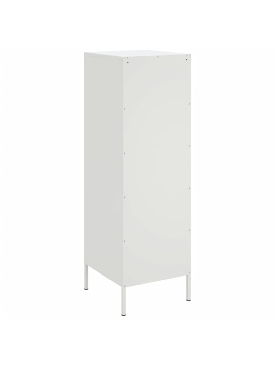 Skříň highboard bílá 36 x 39 x 113 cm ocel