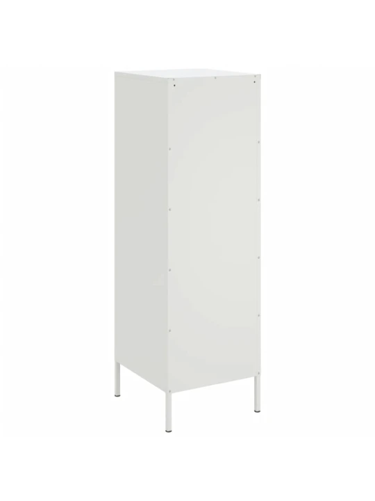 Skříň highboard bílá 36 x 39 x 113 cm ocel