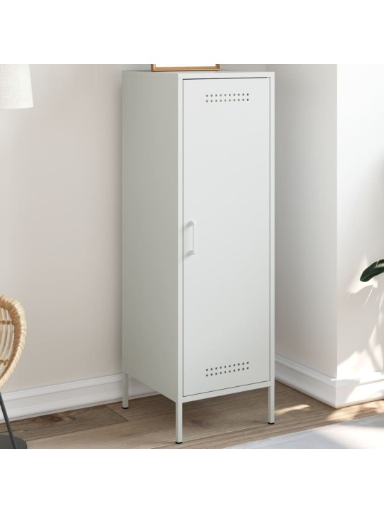 Skříň highboard bílá 36 x 39 x 113 cm ocel