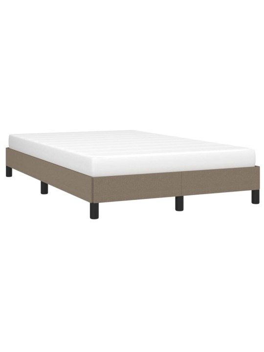 Rám postele bez matrací taupe 120x190 cm textil