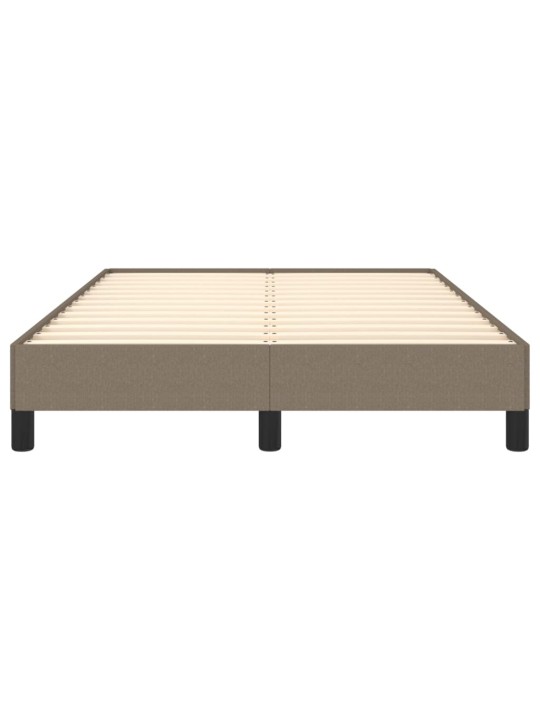 Rám postele bez matrací taupe 120x190 cm textil