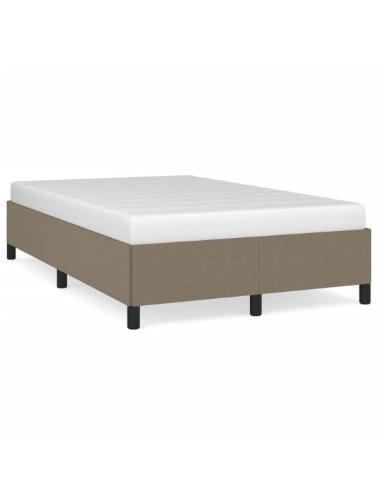 Rám postele bez matrací taupe 120x190 cm textil