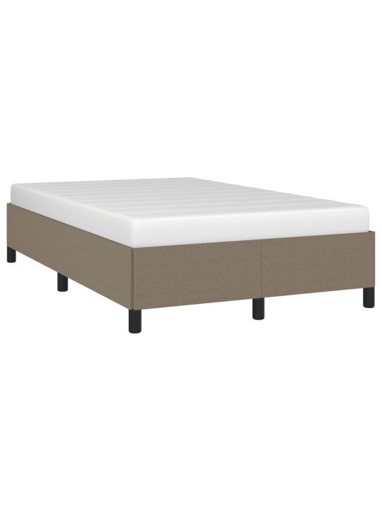Rám postele bez matrací taupe 120x190 cm textil