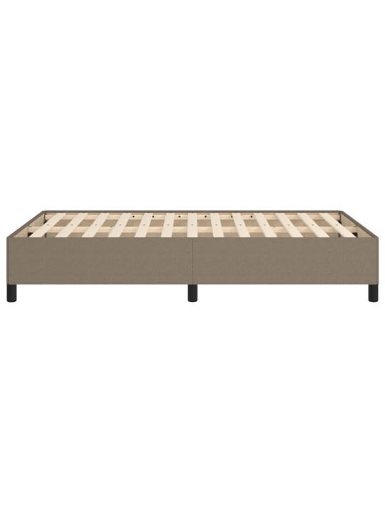 Rám postele bez matrací taupe 120x190 cm textil