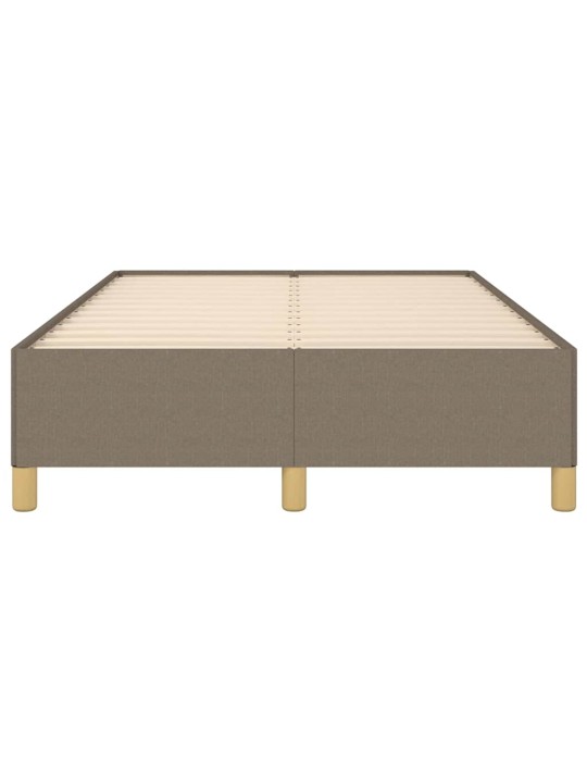 Rám postele bez matrací taupe 120x190 cm textil