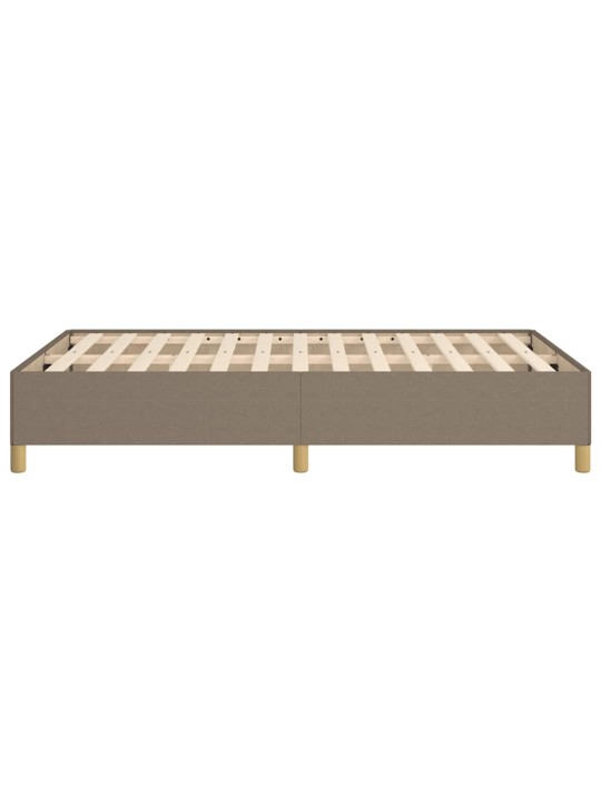 Rám postele bez matrací taupe 120x190 cm textil
