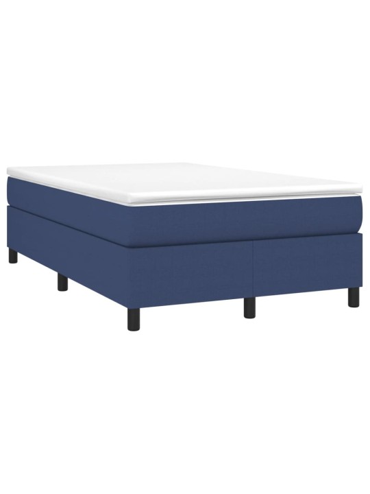 Box spring postel s matrací černá 120x190 cm textil