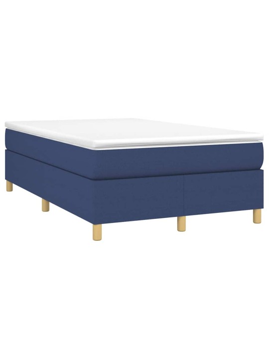 Box spring postel s matrací černá 120x190 cm textil