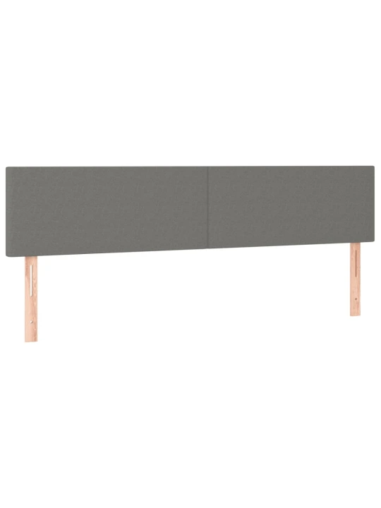 Box spring postel s matrací tmavě šedá 120x190 cm textil