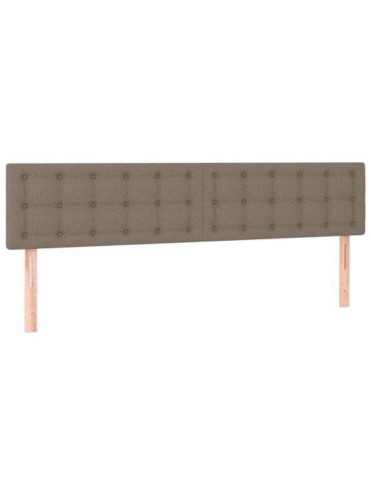 Box spring postel s matrací taupe 120x190 cm textil