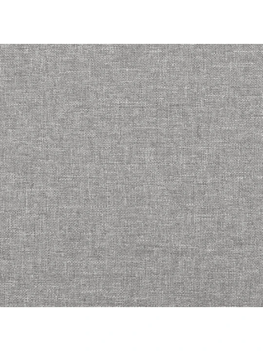 Box spring postel s matrací a LED světle šedá 120x190 cm textil