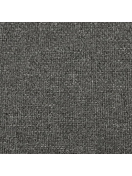 Box spring postel s matrací a LED tmavě šedá 120x190 cm textil