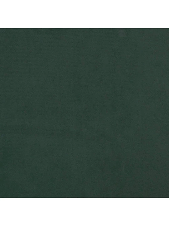 Box spring postel s matrací a led tmavě zelená 120x190 cm samet