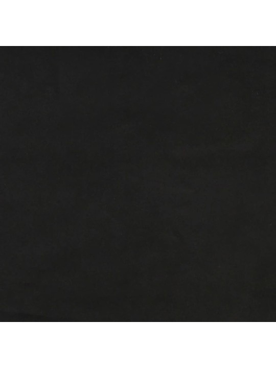 Box spring postel s matrací a LED černá 120 x 190 cm samet
