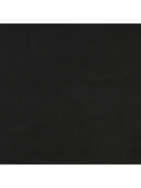 Box spring postel s matrací a LED černá 120 x 190 cm samet