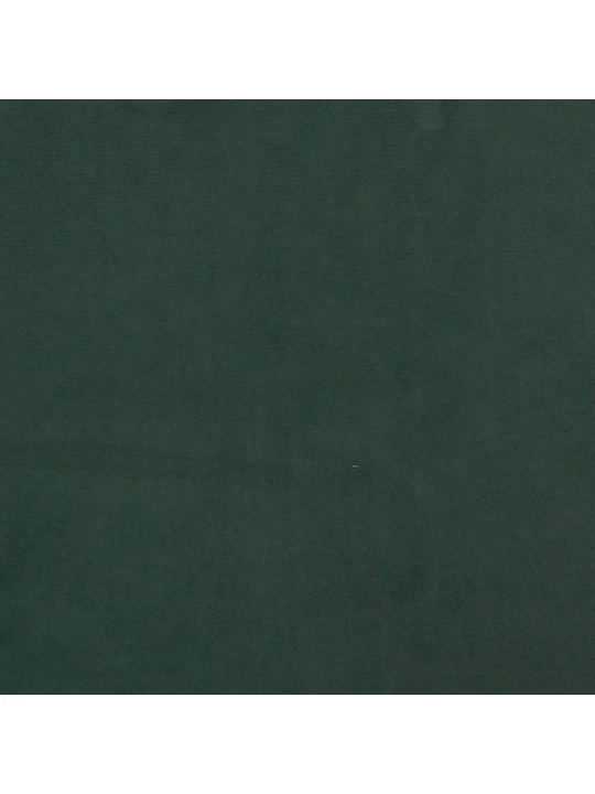 Box spring postel s matrací a led tmavě zelená 120x190 cm samet