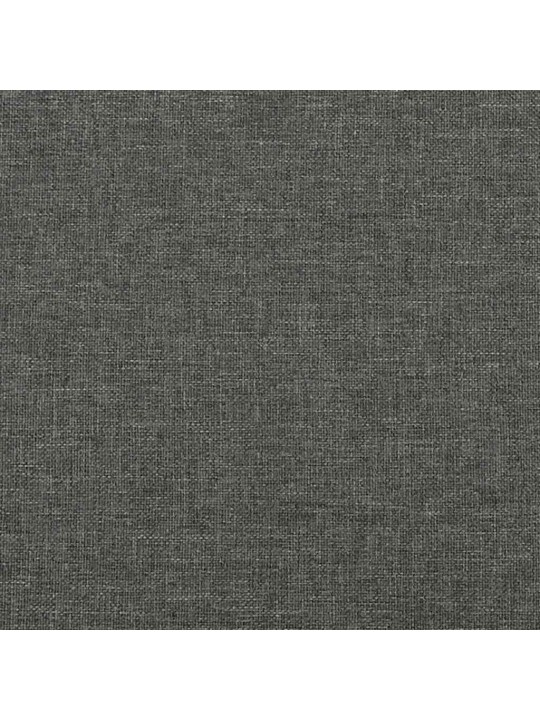 Box spring postel s matrací a LED tmavě šedá 120x190 cm textil