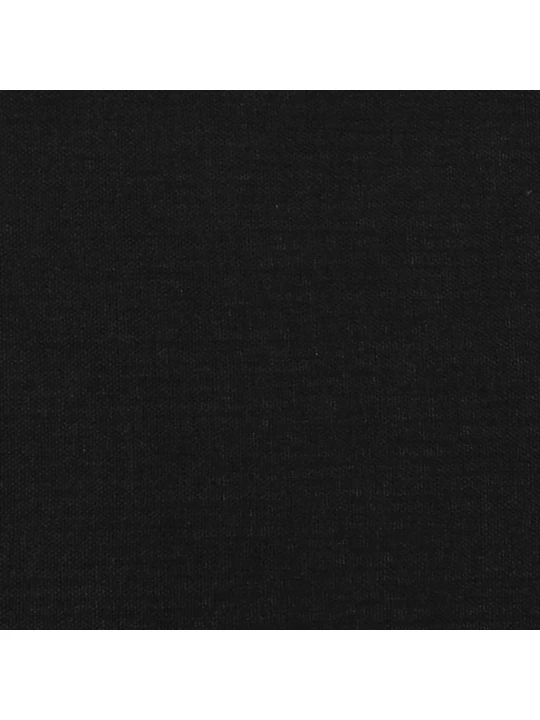 Box spring postel s matrací a LED černá 120x190 cm textil