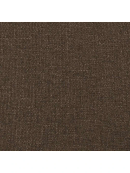 Box spring postel s matrací a led tmavě hnědá 120x190 cm textil