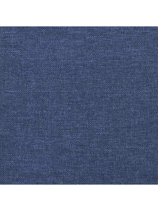 Box spring postel s matrací a led modrá 120x190 cm textil