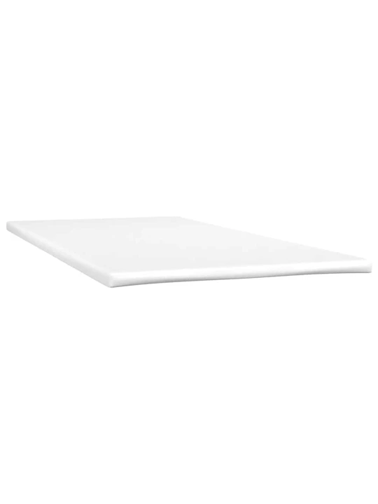 Box spring postel s matrací a led tmavě hnědá 120x190 cm textil