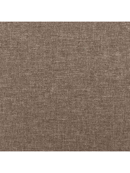 Box spring postel s matrací a led taupe 120x190 cm textil