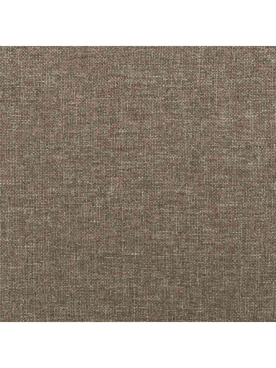 Box spring postel s matrací a led taupe 120x190 cm textil