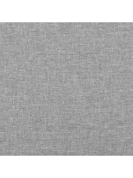 Box spring postel s matrací a LED světle šedá 120x190 cm textil