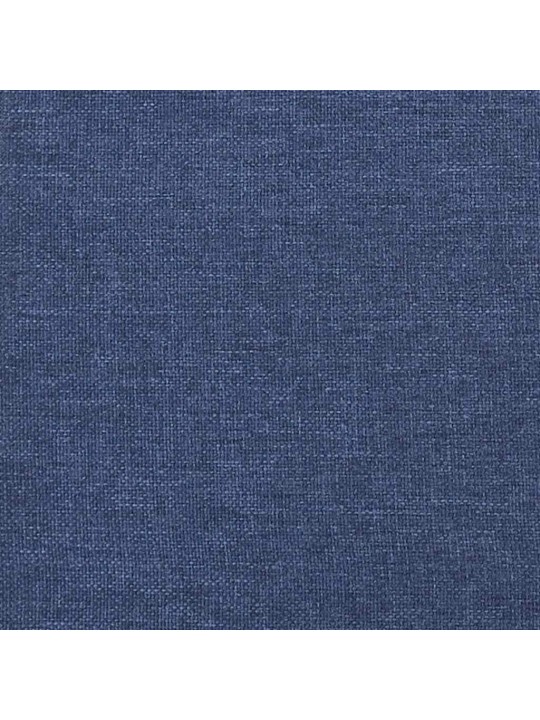Box spring postel s matrací a led modrá 120x190 cm textil