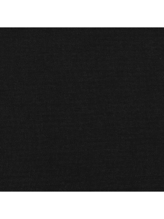 Box spring postel s matrací a LED černá 120x190 cm textil