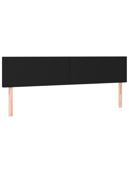 Box spring postel s matrací černá 120x190 cm textil