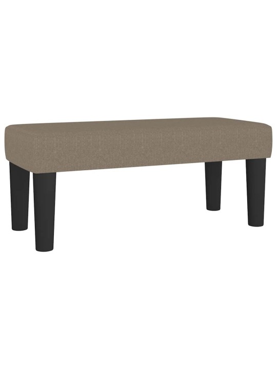 Box spring postel s matrací taupe 120x190 cm textil