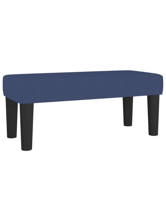 Box spring postel s matrací černá 120x190 cm textil