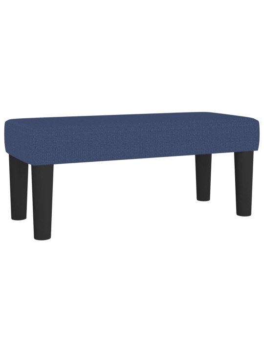 Box spring postel s matrací černá 120x190 cm textil
