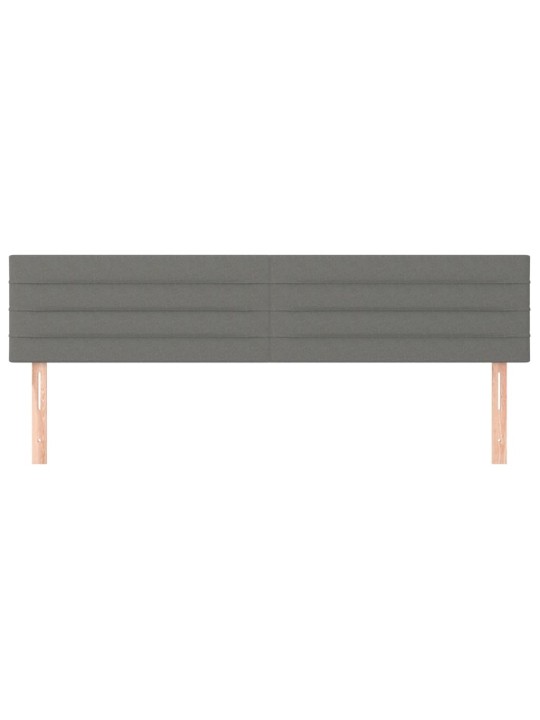Box spring postel s matrací tmavě šedá 120x190 cm textil