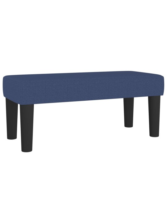 Box spring postel s matrací černá 120x190 cm textil