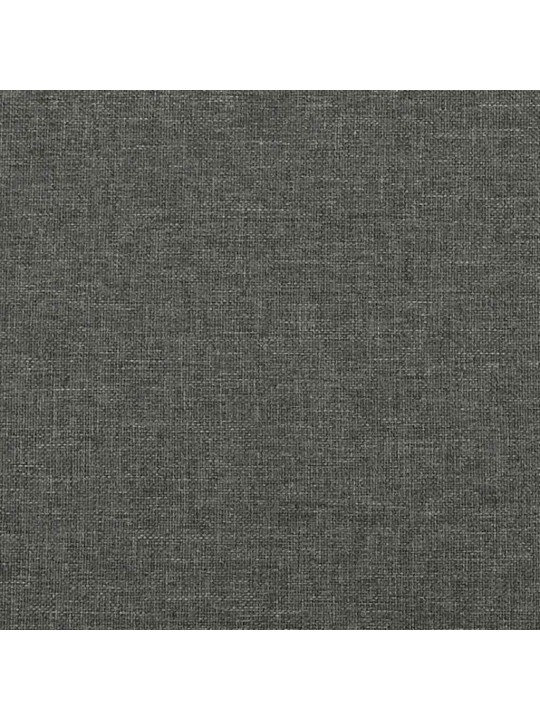 Box spring postel s matrací tmavě šedá 120x190 cm textil