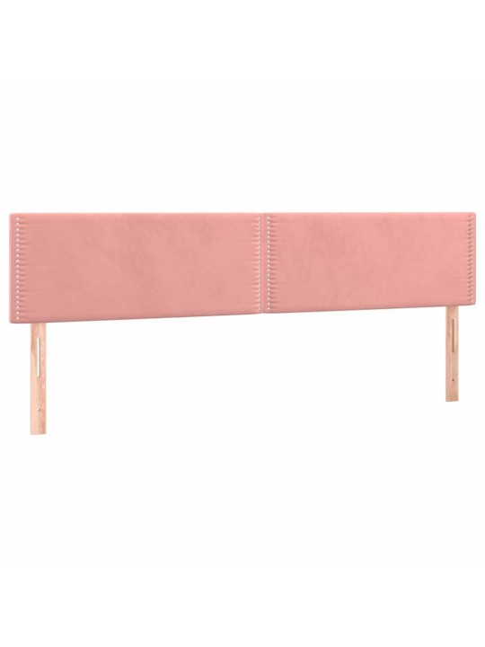 Box spring postel s matrací růžová 120x190 cm samet