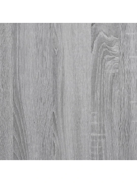Rám postele šedý sonoma 90 x 200 cm kompozitní dřevo a kov