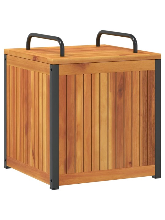 Zahradní box na podušky 45x45x45/53 cm masivní akácie a ocel