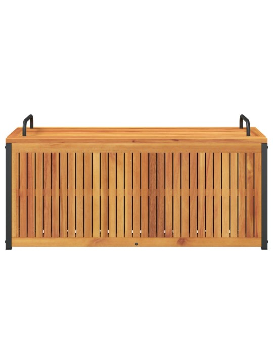 Zahradní box na podušky 110x45x42/53 cm masivní akácie a ocel