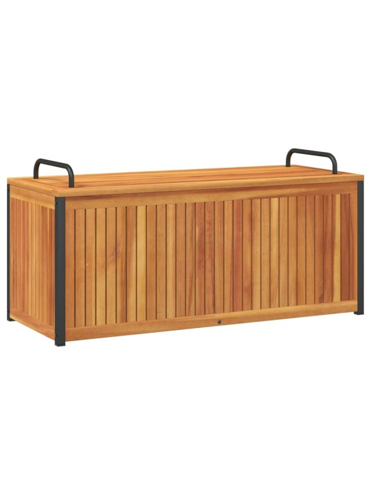 Zahradní box na podušky 110x45x42/53 cm masivní akácie a ocel