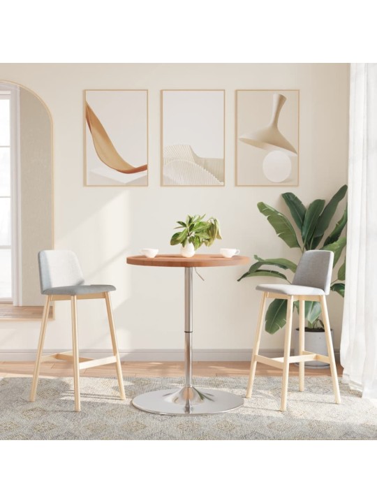Barový stolek Ø 60 x 90,5 cm masivní bukové dřevo