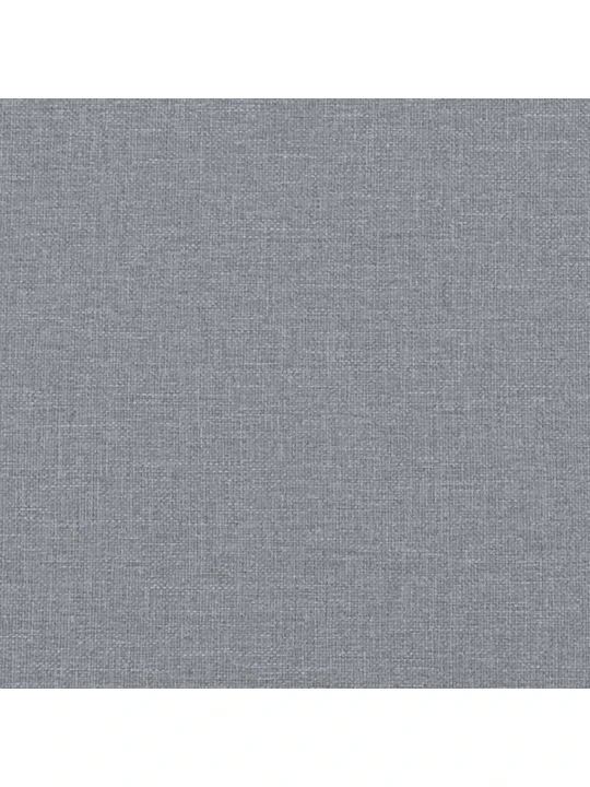 Lenoška s poduškami světle šedá textil