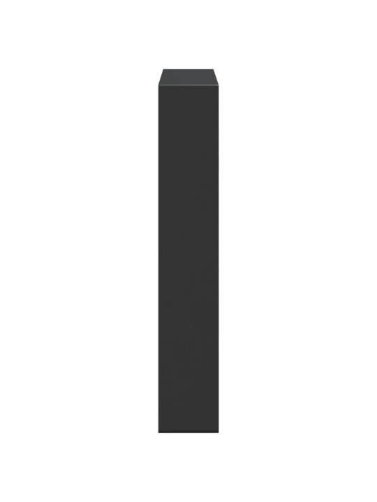 Venkovní nástěnné led svítidlo černé litý hliník